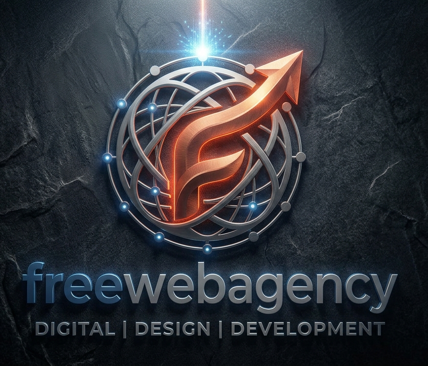 Logo Free Web Agency — digital, design, development